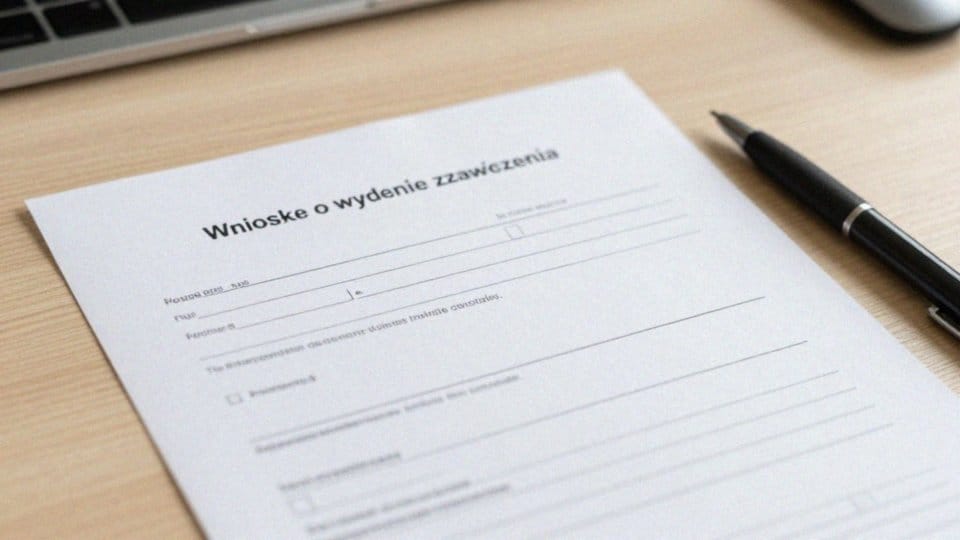 Jak poprawnie wypełnić wniosek o zaświadczenie?