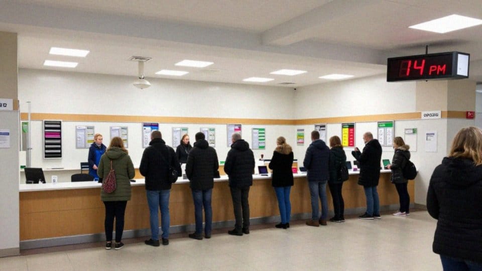 O której godzinie listonosz wraca na pocztę?