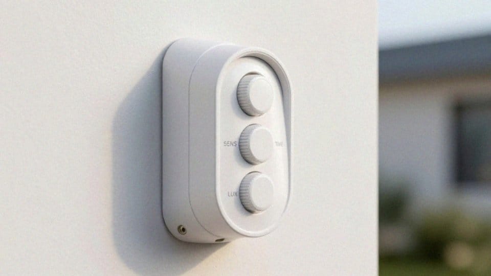 Jak ustawić czułość lampy z czujnikiem ruchu?