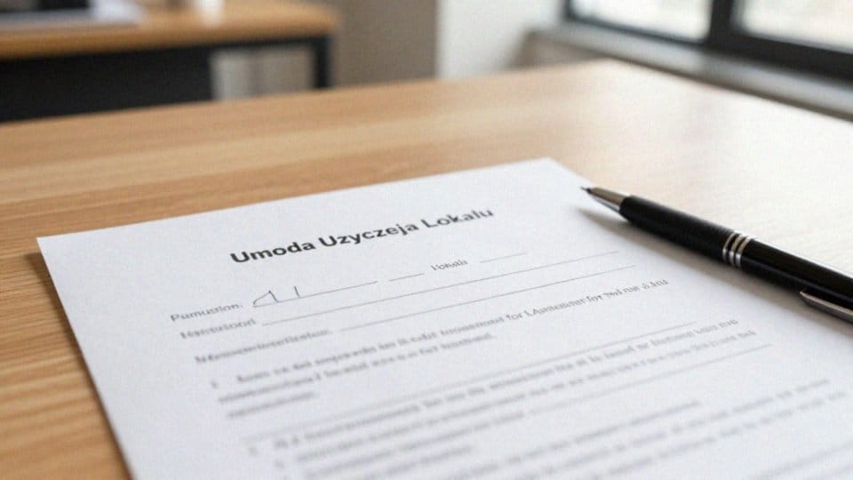 Jak wypełnić umowę użyczenia lokalu?
