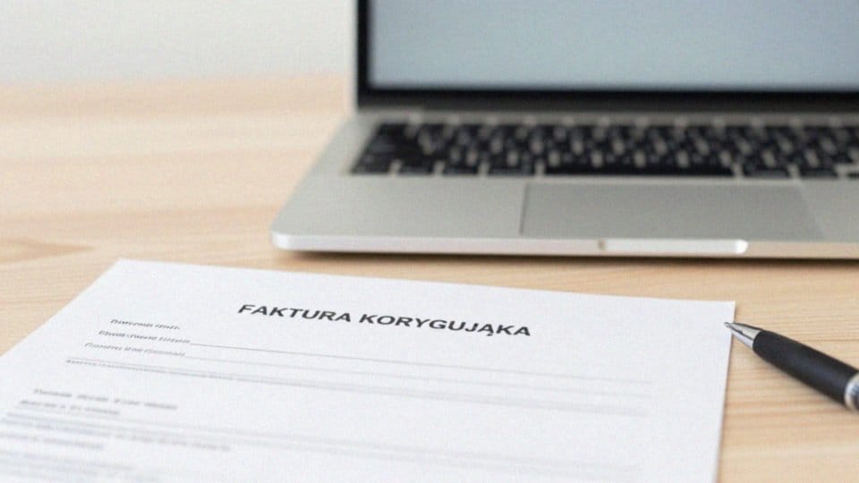 Jakie dane powinna zawierać faktura korygująca?