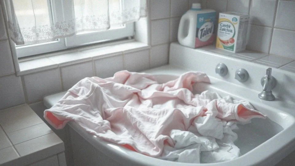 Białe ubrania zafarbowane na różowo – jak je uratować?