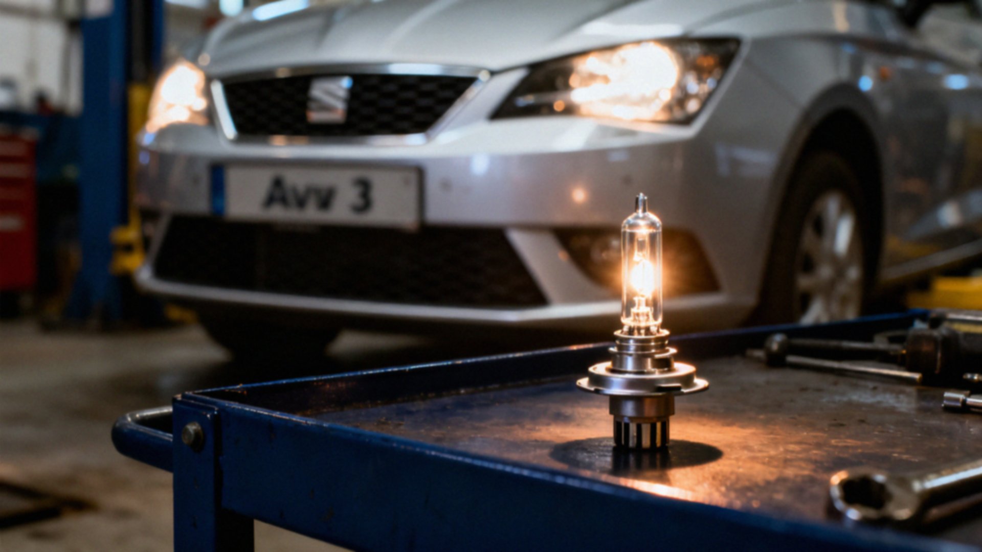 Seat Ibiza 3 — jak wymienić żarówkę przednią krok po kroku?
