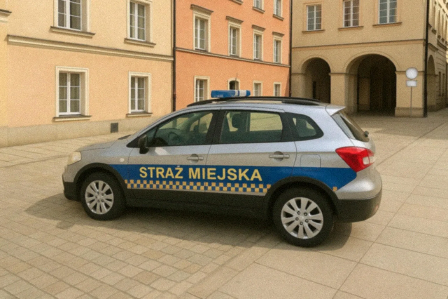 Interwencja strażników miejskich w centrum Gdańska po zasłabnięciu mężczyzny